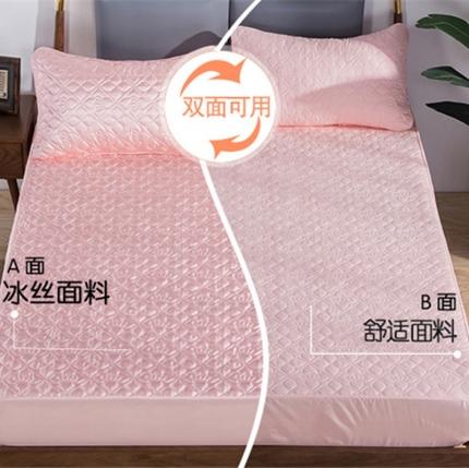 91家纺网 家纺一手货源 找家纺 （总）豪选家纺 2025新款双用凉席夹棉床笠