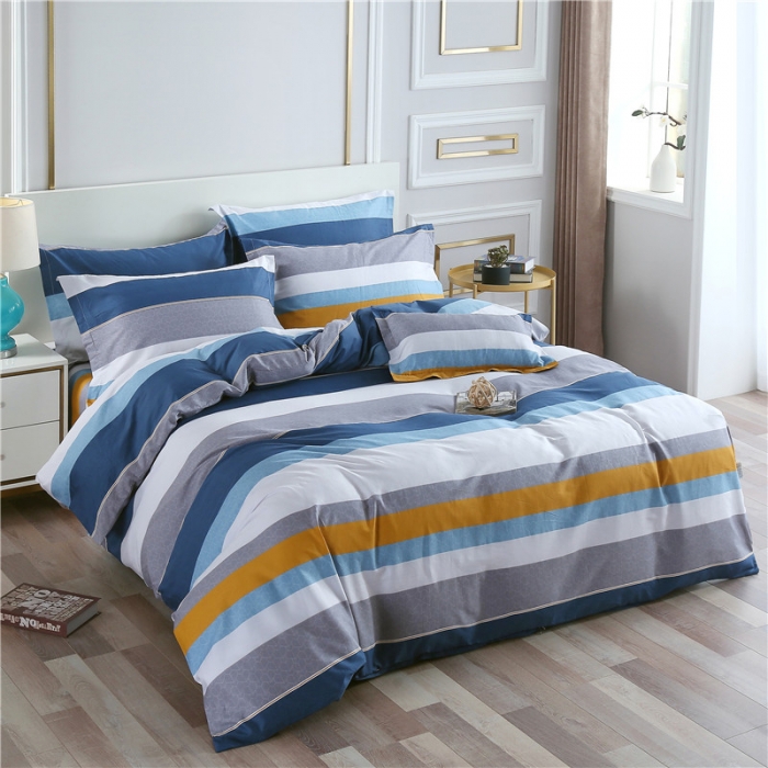 91家纺网 家纺一手货源 找家纺 雨萝家纺 2022新款纯棉四件套全棉学生宿舍三件套 维纳之恋