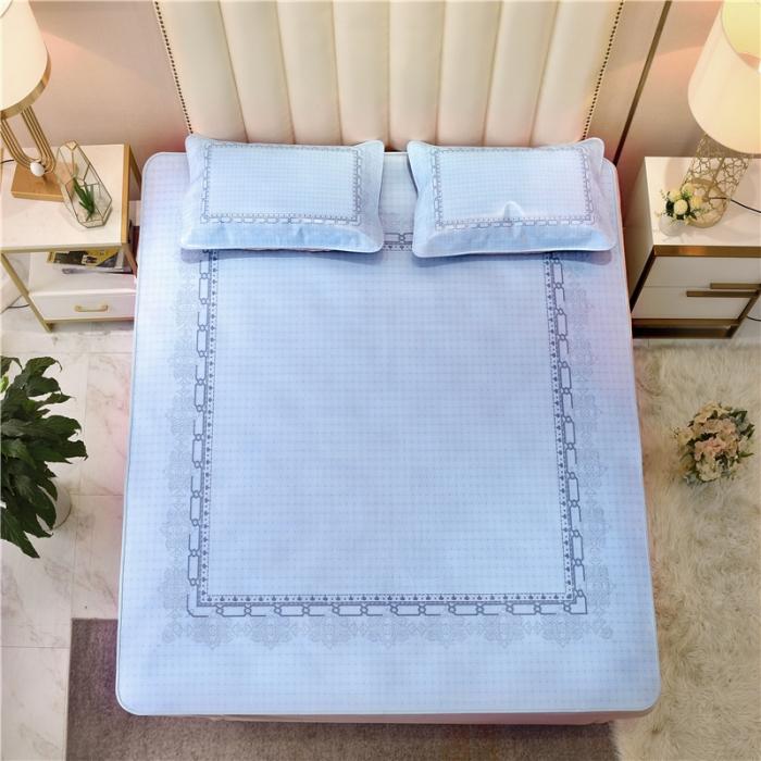 91家纺网 家纺一手货源 找家纺 彩绘头层牛皮凉席 希尔