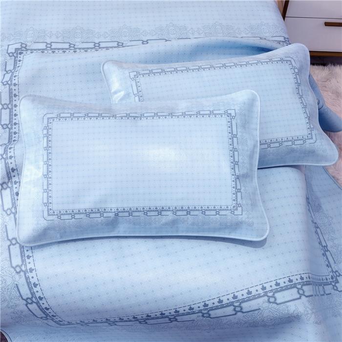 91家纺网 家纺一手货源 找家纺 彩绘头层牛皮凉席 希尔