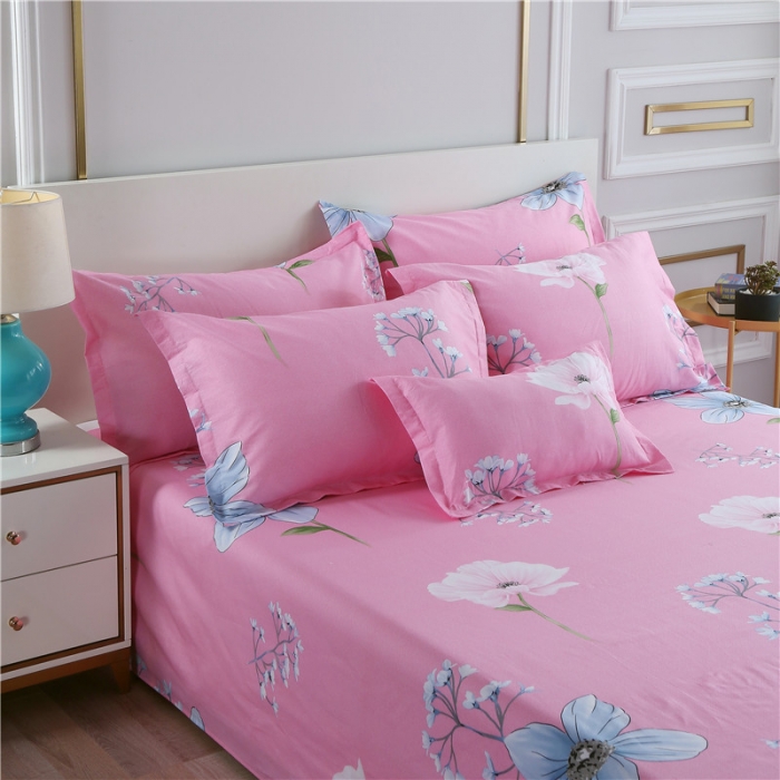 91家纺网 家纺一手货源 找家纺 雨萝家纺 2021新款纯棉枕套 空谷幽兰