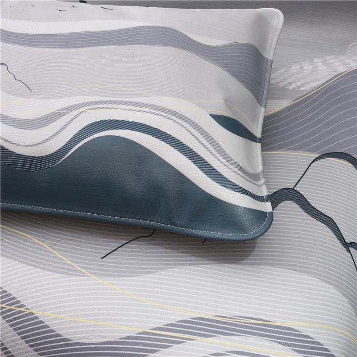 91家纺网 家纺一手货源 找家纺 彩绘头层牛皮凉席 -大雁孤山