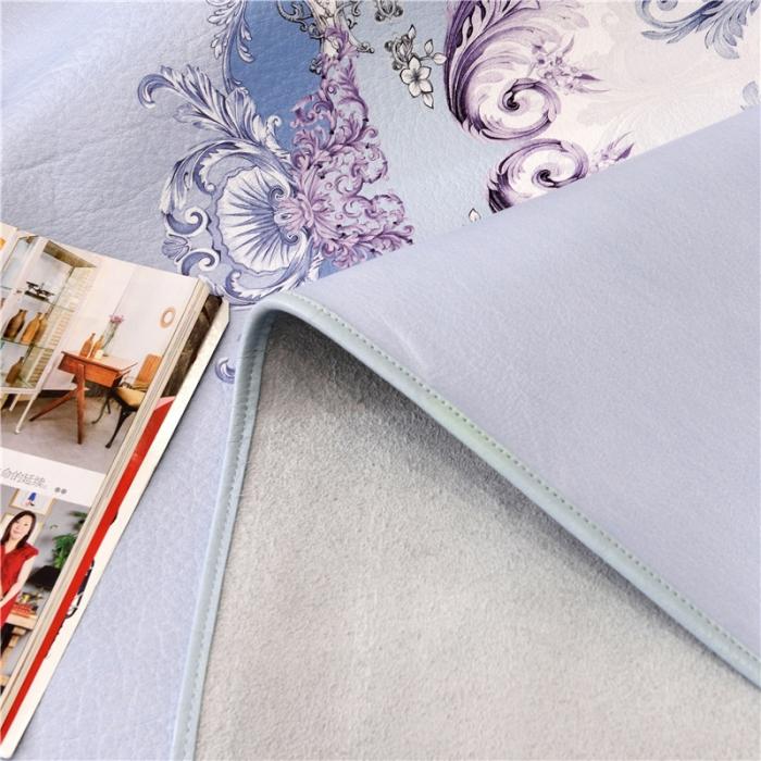 91家纺网 家纺一手货源 找家纺 彩绘头层牛皮凉席 -达斯