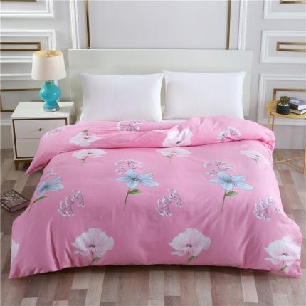 91家纺网 家纺一手货源 找家纺 雨萝家纺 2022新款纯棉被套全棉被罩 空谷幽兰