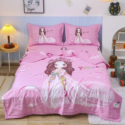 91家纺网 家纺一手货源 找家纺 （总）宝薇家纺2025年卡通大版夏凉被四件套空调被