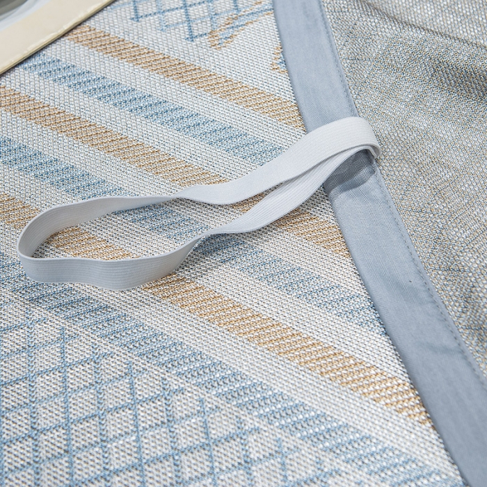 91家纺网 家纺一手货源 找家纺 全季家居 2021新款1200D碳光席床单款冰丝凉席麋鹿