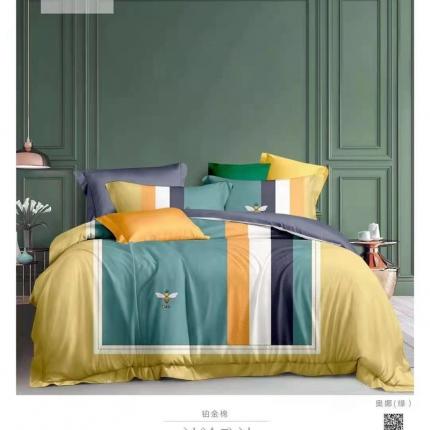 91家纺网 家纺一手货源 找家纺 （总）金纱玉纺 2021新款13372全棉四件套