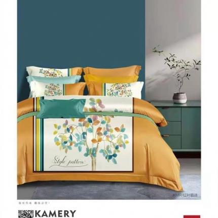 91家纺网 家纺一手货源 找家纺 （总）金纱玉纺 2021新款13372全棉四件套