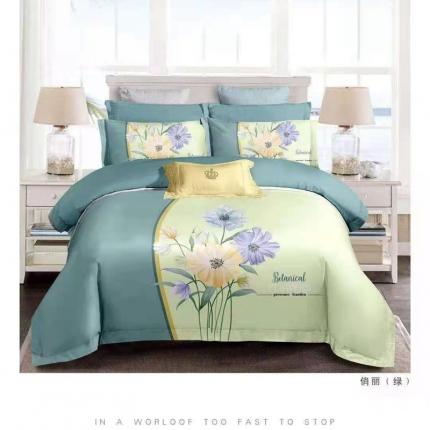 91家纺网 家纺一手货源 找家纺 （总）金纱玉纺 2021新款13372全棉四件套