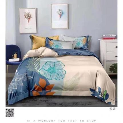 91家纺网 家纺一手货源 找家纺 （总）金纱玉纺 2021新款13372全棉四件套