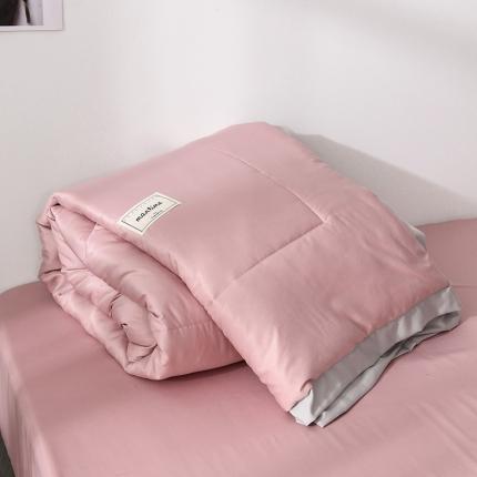 91家纺网 家纺一手货源 找家纺 意尚风情 2021新款水洗天丝夏被四件套 恋曲-豆沙