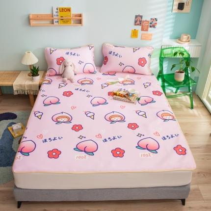 91家纺网 家纺一手货源 找家纺 （总）塔塔 2025新款凉感丝大版印花软席凉席三件套