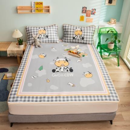 91家纺网 家纺一手货源 找家纺 （总）塔塔 2025新款凉感丝大版印花软席凉席三件套