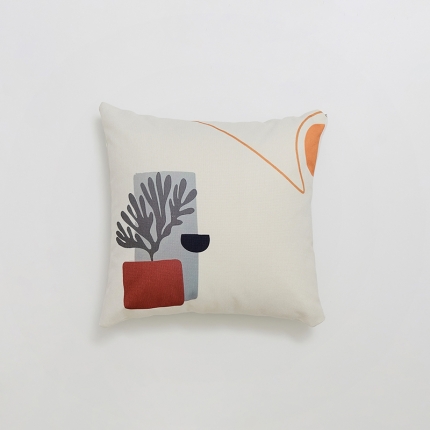 91家纺网 家纺一手货源 找家纺 北欧现代风情绪碎片系棉麻加厚抱枕 客厅沙发靠垫 床头靠垫含芯