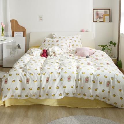 91家纺网 家纺一手货源 找家纺 （总）源启生活2021原创A类双层纱全棉印花四件套纯棉三件套