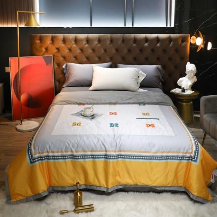 91家纺网 家纺一手货源 找家纺 （总）薇玛仕2023莫代尔天丝轻奢大版花夏凉被