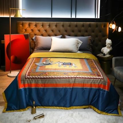 （总）薇玛仕2023莫代尔天丝轻奢大版花夏凉被