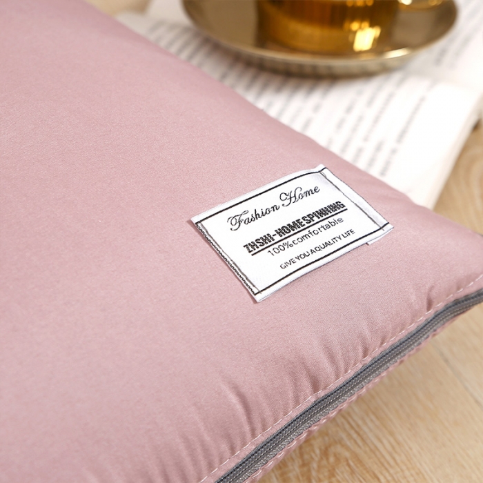 91家纺网 家纺一手货源 找家纺 照世家纺 2021新款贴布绣多功能抱枕被粉色