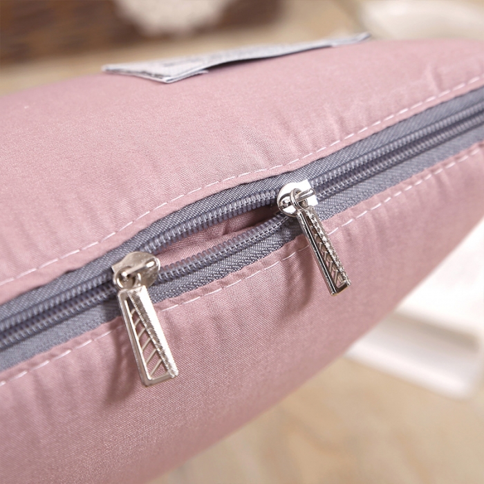 91家纺网 家纺一手货源 找家纺 照世家纺 2021新款贴布绣多功能抱枕被粉色