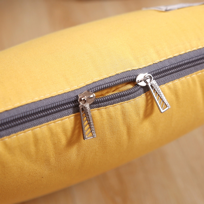 91家纺网 家纺一手货源 找家纺 照世家纺 2021新款贴布绣多功能抱枕被姜黄