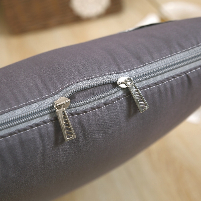 91家纺网 家纺一手货源 找家纺 照世家纺 2021新款贴布绣多功能抱枕被深灰色