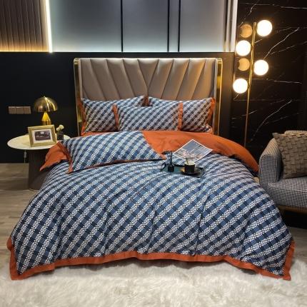 91家纺网 家纺一手货源 找家纺 （总）新款轻奢风长绒m四件套全m四件套小清新韩版四件套被套