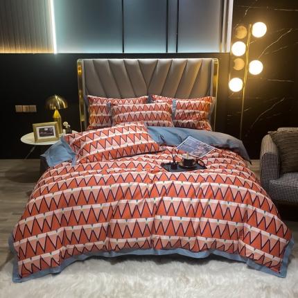 91家纺网 家纺一手货源 找家纺 新款轻奢风长绒m四件套全m四件套小清新韩版四件套被套