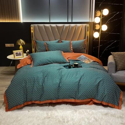 新款轻奢风长绒m四件套全m四件套小清新韩版四件套被套