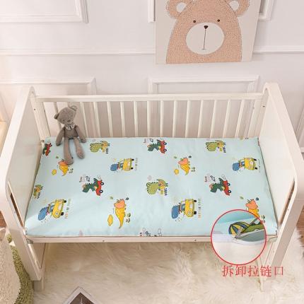 91家纺网 家纺一手货源 找家纺 宝贝优选2024新款全棉儿童四季床垫两款可选的士恐龙拆卸款