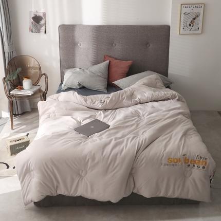 91家纺网 家纺一手货源 找家纺 （总）巴宝路 2025新款大豆暖芯纤维被 夏被春秋被冬被