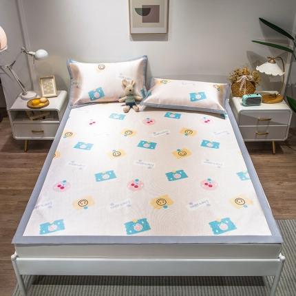 91家纺网 家纺一手货源 找家纺 （总）懒猫 2021新款宽边大版冰丝凉席