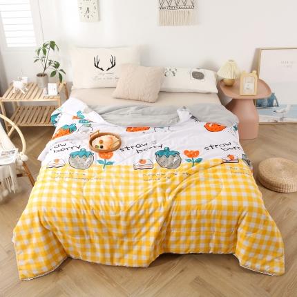 91家纺网 家纺一手货源 找家纺 （总）畅销被业2024新款水洗棉夏被夏凉被