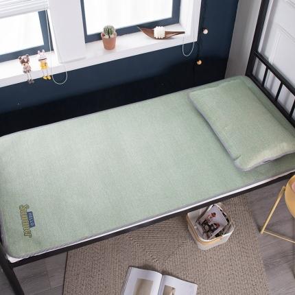 91家纺网 家纺一手货源 找家纺 宅部落 2021新款学生宿舍印尼藤席hello summer 青草绿