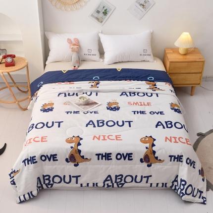 91家纺网 家纺一手货源 找家纺 （总）德芙家纺 2021新款纯棉印花夏被