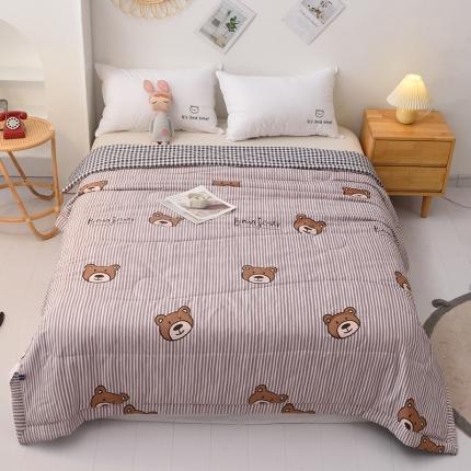 91家纺网 家纺一手货源 找家纺 （总）德芙家纺 2021新款纯棉印花夏被