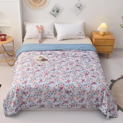 91家纺网 家纺一手货源 找家纺 （总）德芙家纺 2021新款纯棉印花夏被