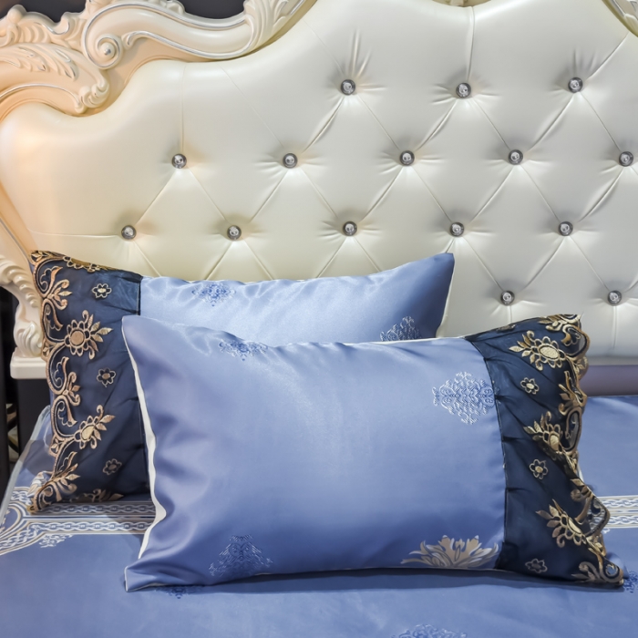 91家纺网 家纺一手货源 找家纺 ds生活馆 2021新款欧式床裙款冰丝席凉席 安吉丽