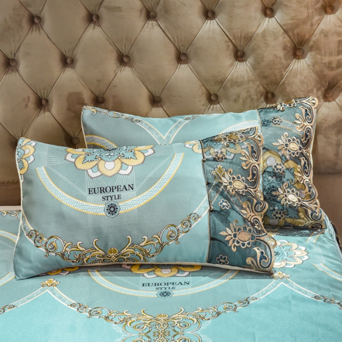 91家纺网 家纺一手货源 找家纺 ds生活馆 2021新款欧式床裙款冰丝席凉席 华尔兹