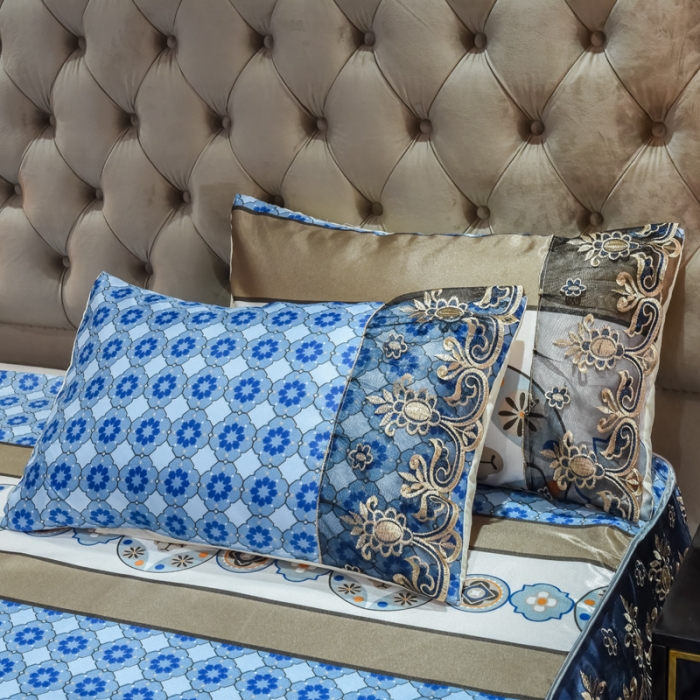 91家纺网 家纺一手货源 找家纺 ds生活馆 2021新款欧式床裙款冰丝席凉席 清风和韵