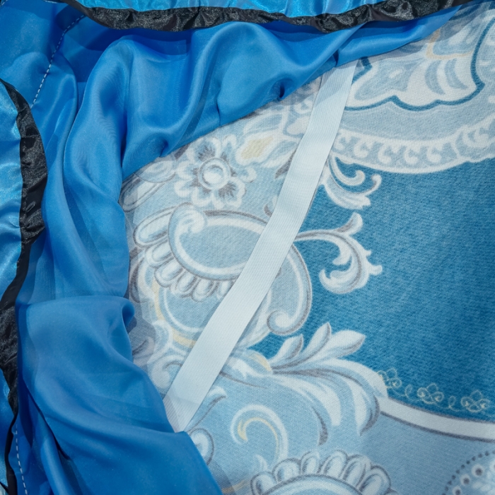 91家纺网 家纺一手货源 找家纺 ds生活馆 2021新款欧式床裙款冰丝席凉席 雅韵翩然