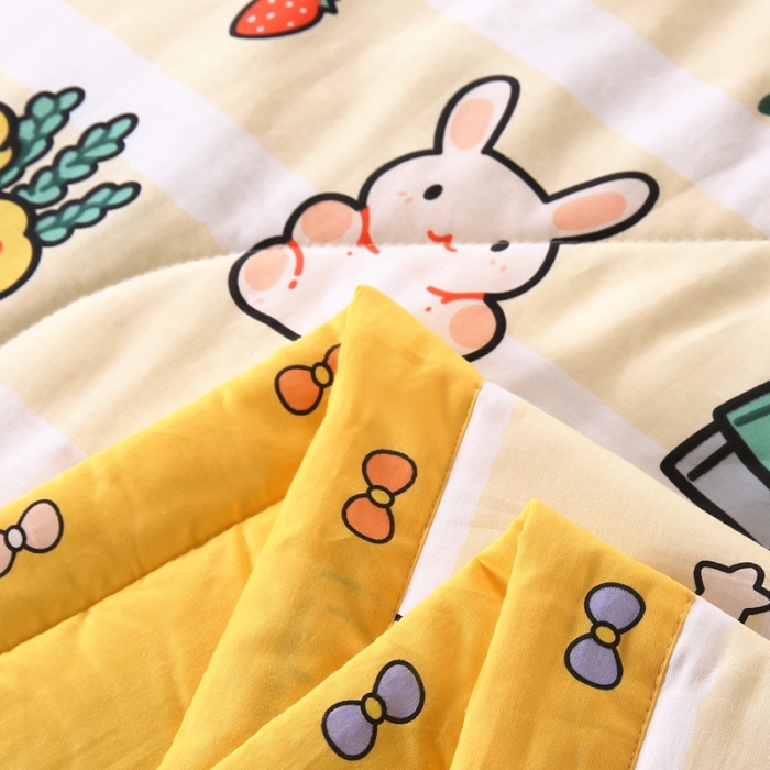 91家纺网 家纺一手货源 找家纺 仟网汇 2021新款全棉夏被 甜心宝贝