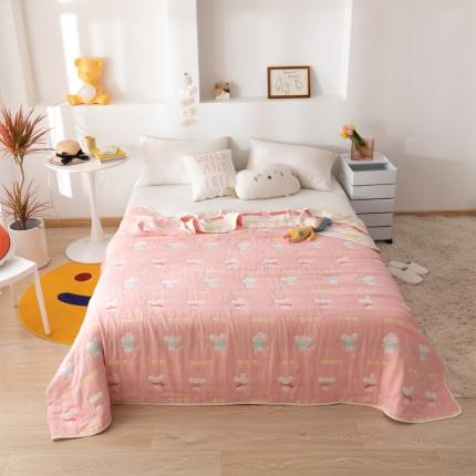 91家纺网 家纺一手货源 找家纺 （总）朴尔家纺 2021新款卡通系全棉六层纱毛巾