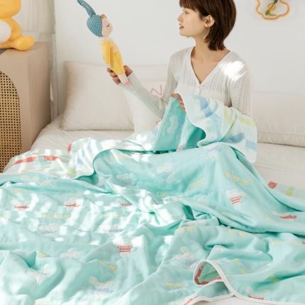 91家纺网 家纺一手货源 找家纺 （总）朴尔家纺 2021新款卡通系全棉六层纱毛巾