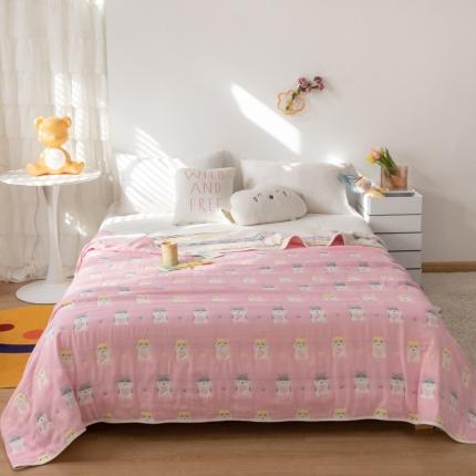 91家纺网 家纺一手货源 找家纺 （总）朴尔家纺 2021新款卡通系全棉六层纱毛巾