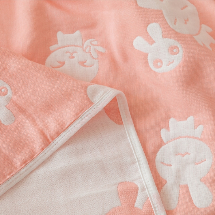 91家纺网 家纺一手货源 找家纺 （总）朴尔家纺 2021新款卡通系全棉六层纱毛巾