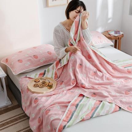 91家纺网 家纺一手货源 找家纺 （总）朴尔家纺 2021新款六层全棉纱布毛巾被