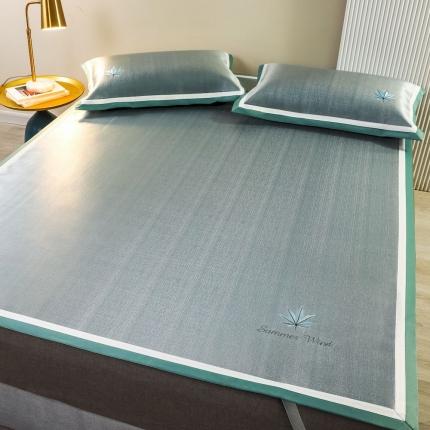 91家纺网 家纺一手货源 找家纺 （总）涞澳家纺 2021新款凉席三件套-枫叶