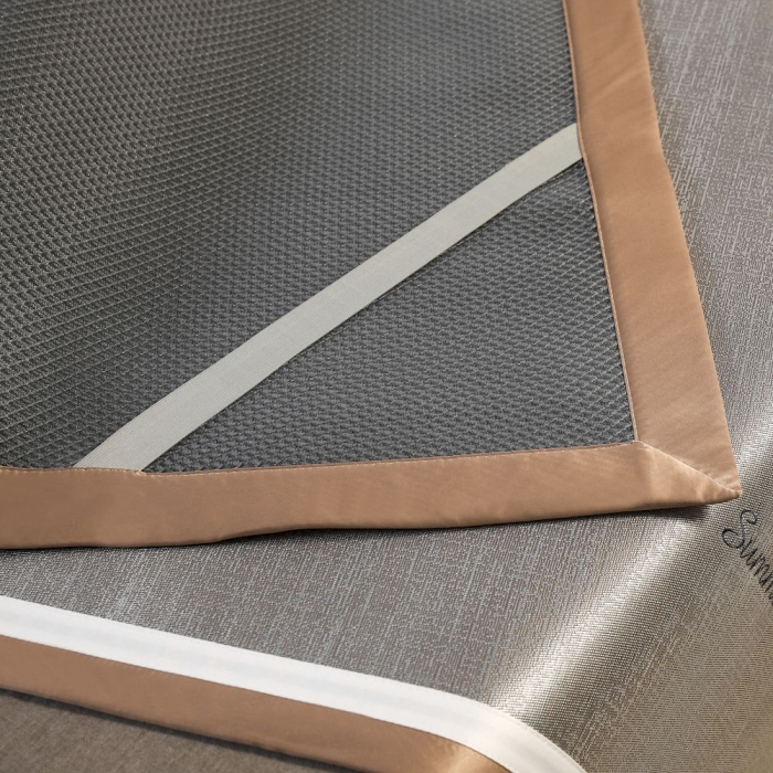 91家纺网 家纺一手货源 找家纺 涞澳家纺 2021新款凉席三件套-枫叶 枫叶-咖