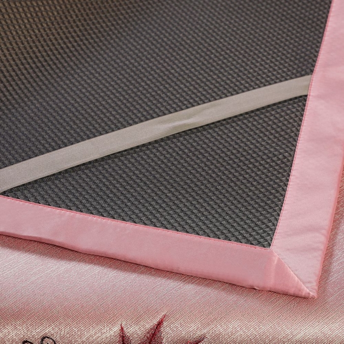 91家纺网 家纺一手货源 找家纺 涞澳家纺 2021新款凉席三件套-枫叶 枫叶-粉