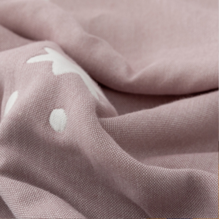 91家纺网 家纺一手货源 找家纺 朴尔家纺 新款卡漫风格全棉六层纱毛巾被 浩瀚宇宙-豆沙